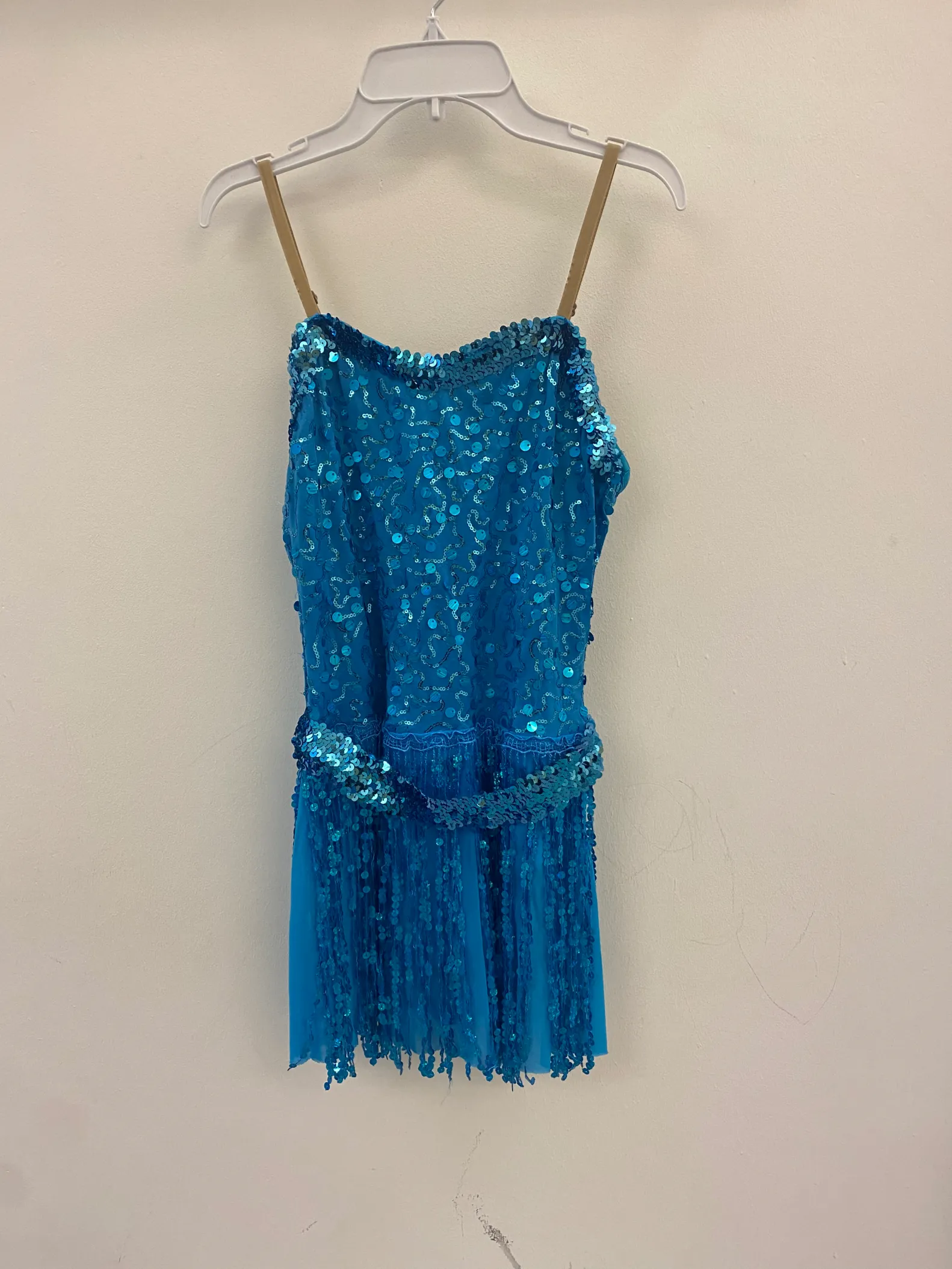 DC19 - BLUE SEQUIN FRINGE