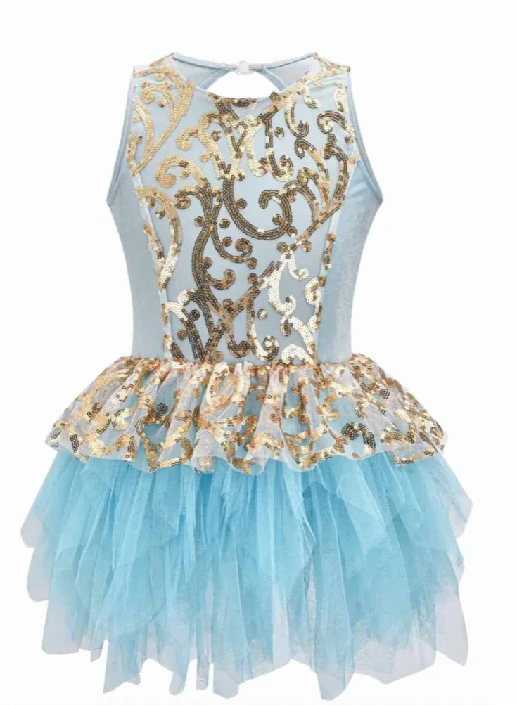 DC55 Frozen Blue and Gold