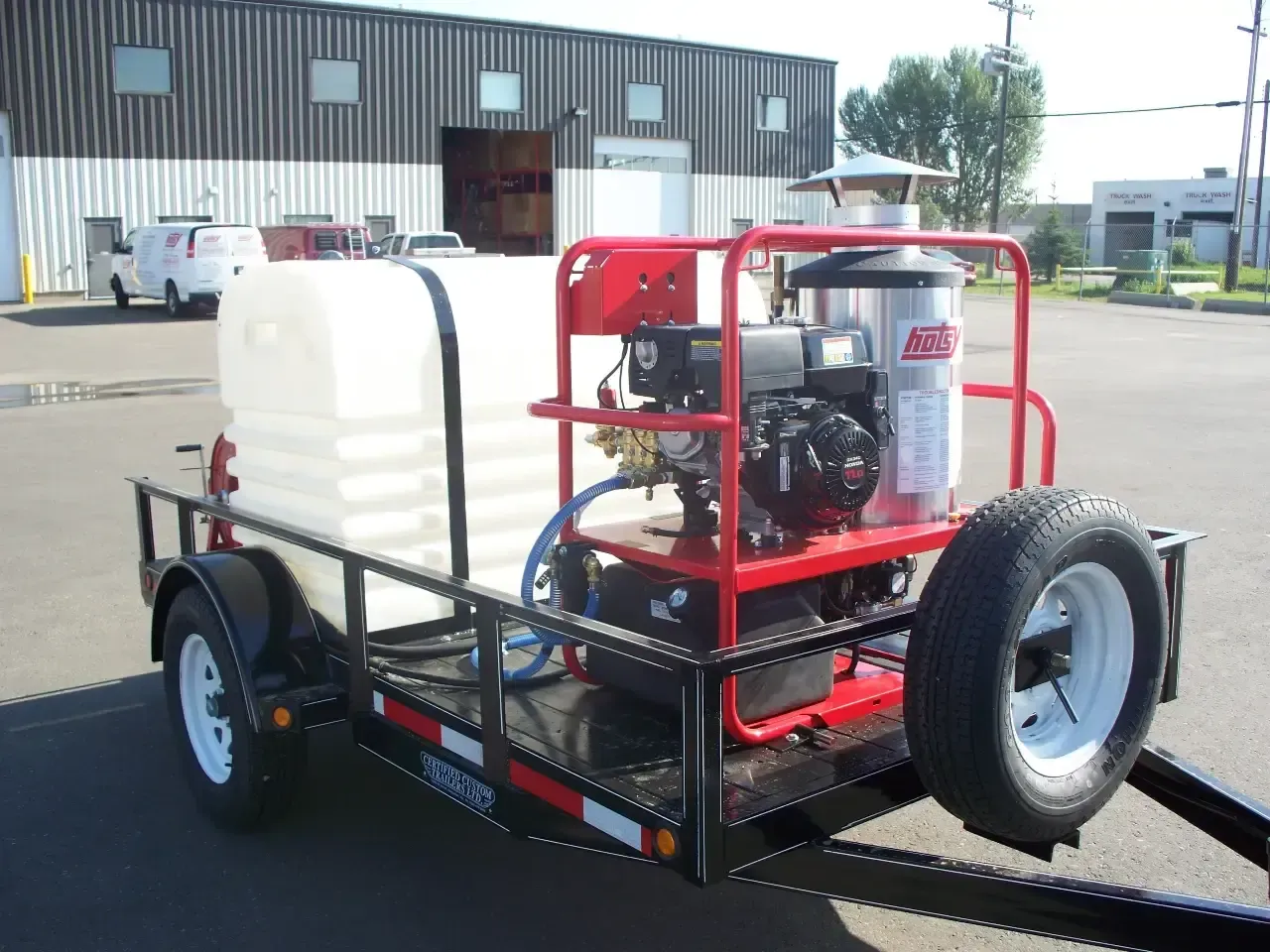 Mobile Hot Pressure washer 