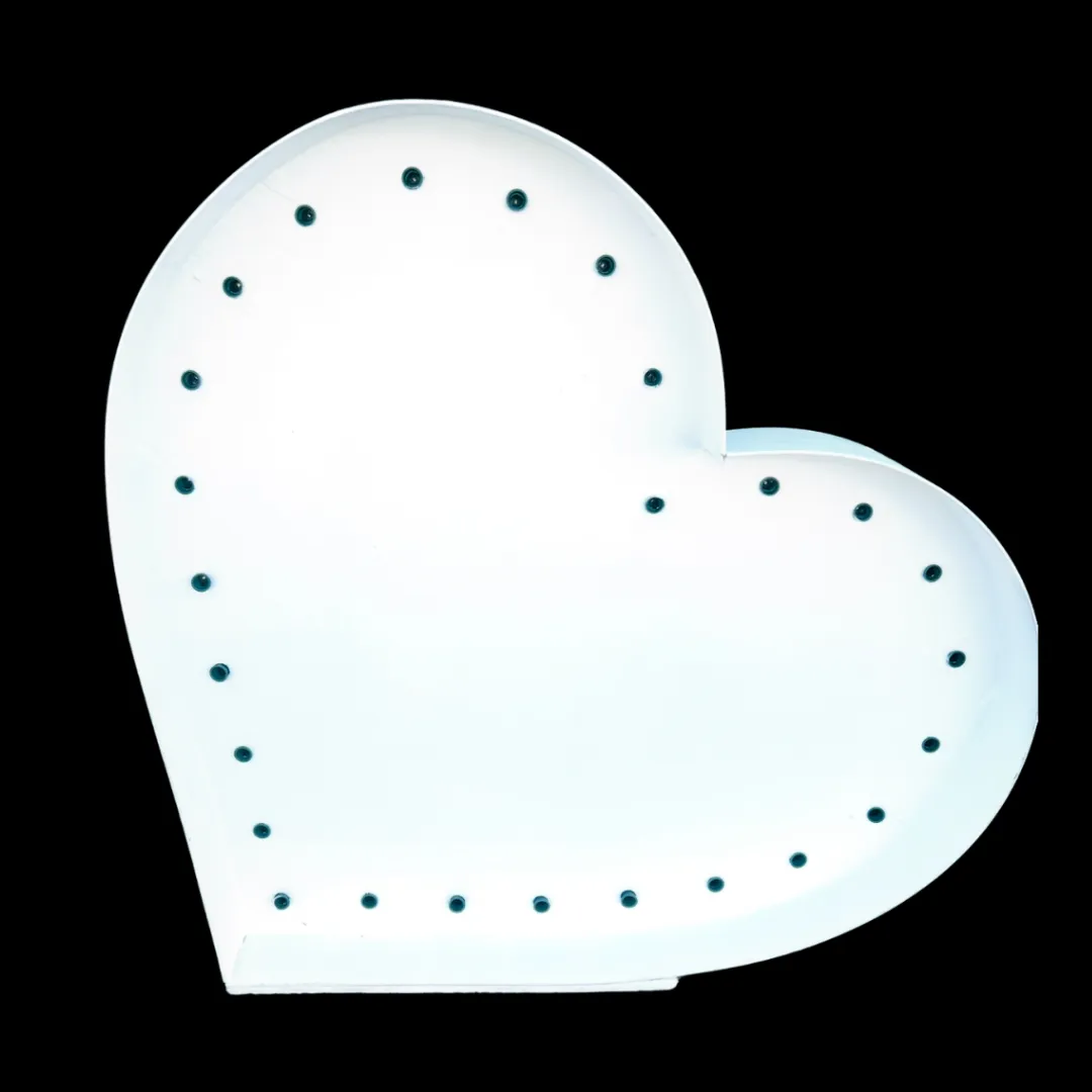 3ft Wood Marquee Letter - Heart