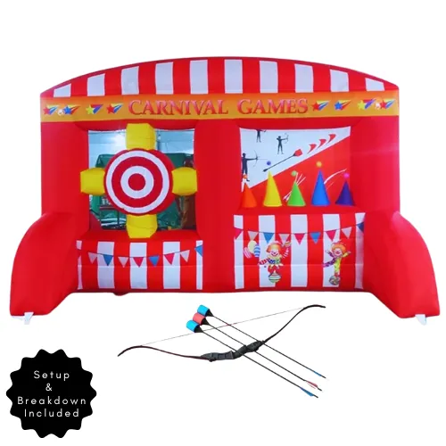 Inflatable Archery Range and Floating Ball & Target Combo - 13.1ft x 8.2ft