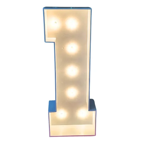 4ft Wood Marquee Number - 1