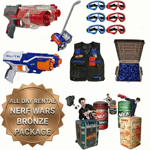 Nerf Wars Bronze Package - All-Day Rental