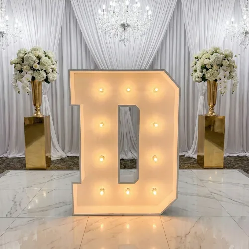 3ft Wood Marquee Letter - D
