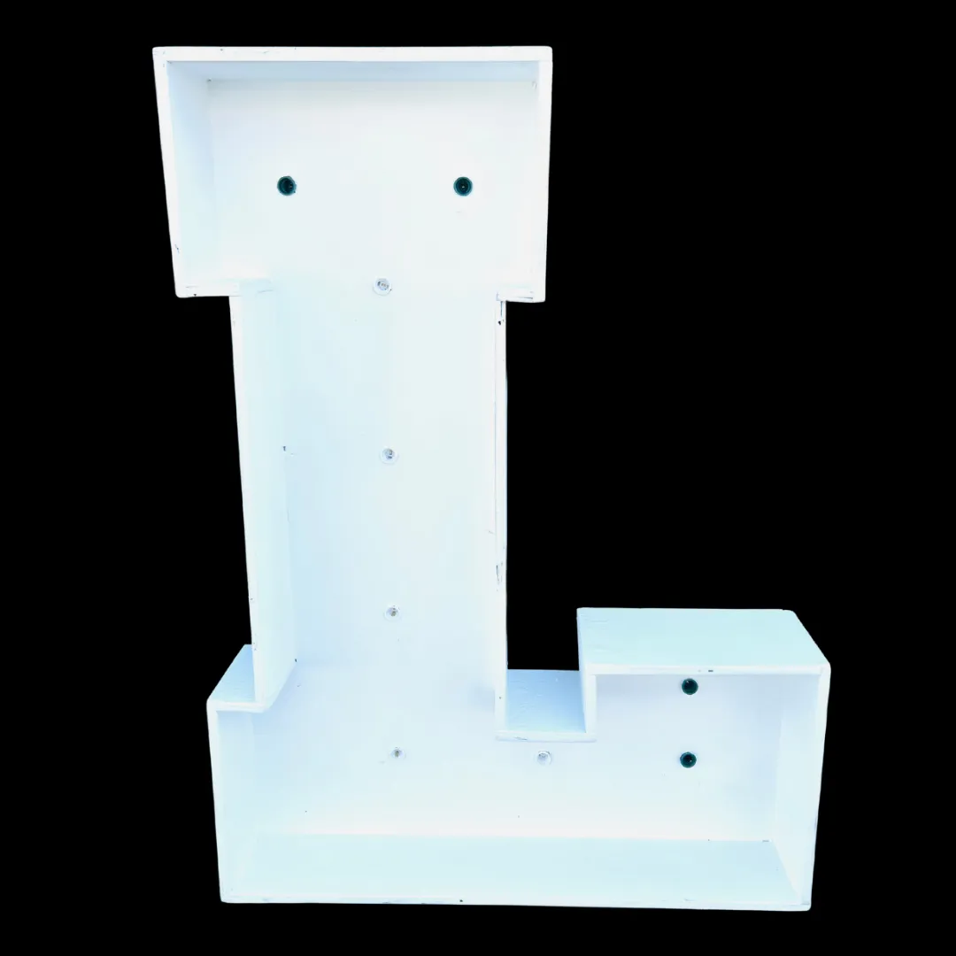 3ft Wood Marquee Letter - L
