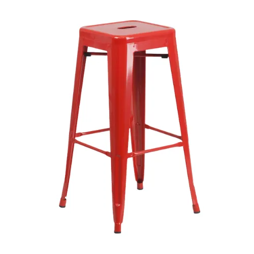 Philia Metal Barstool 30" - Red