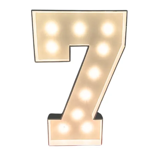 4ft Wood Marquee Number – 7