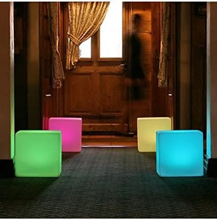 16" x 16" LED Cube Chair 