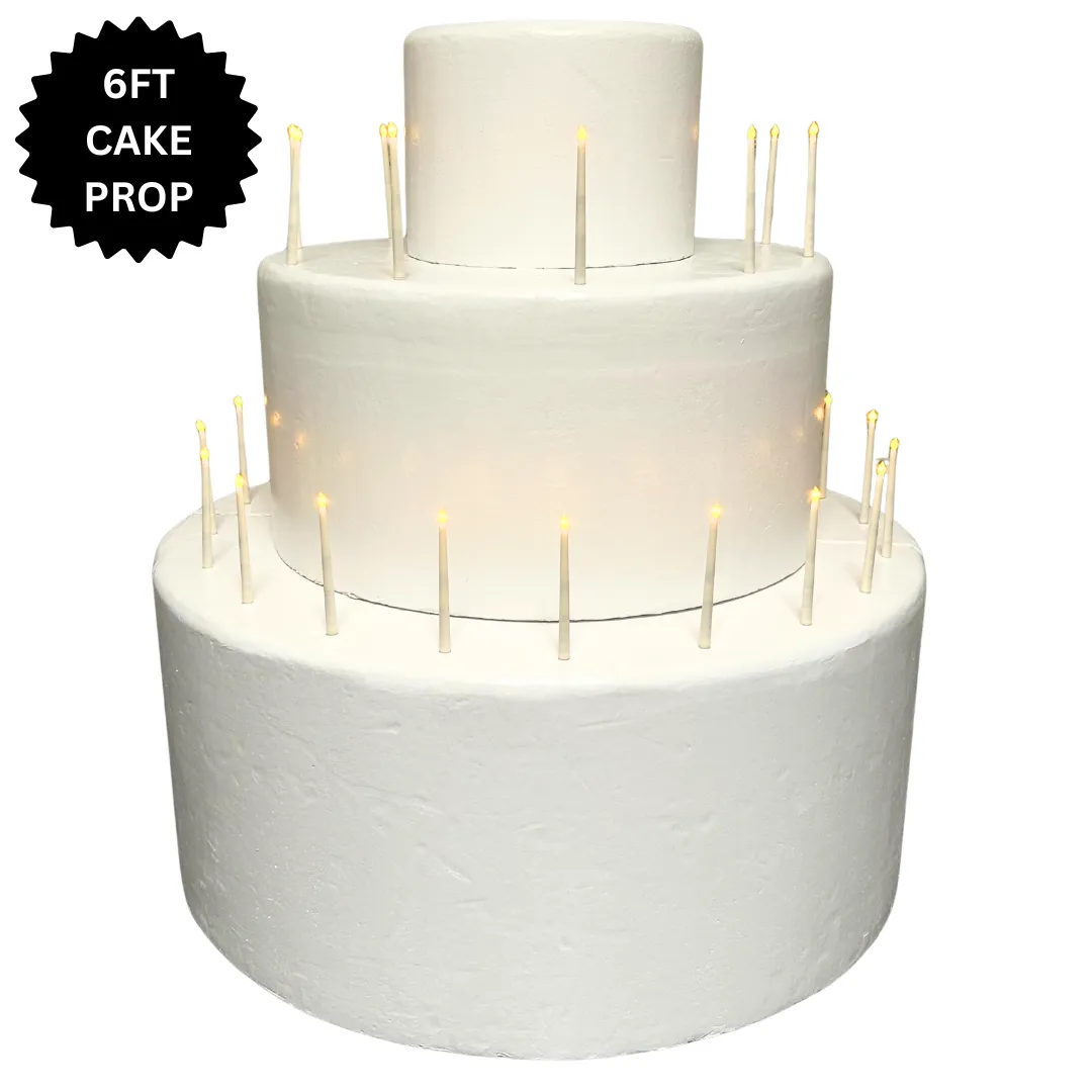 6FT Cake Prop - Birthdays - Weddings