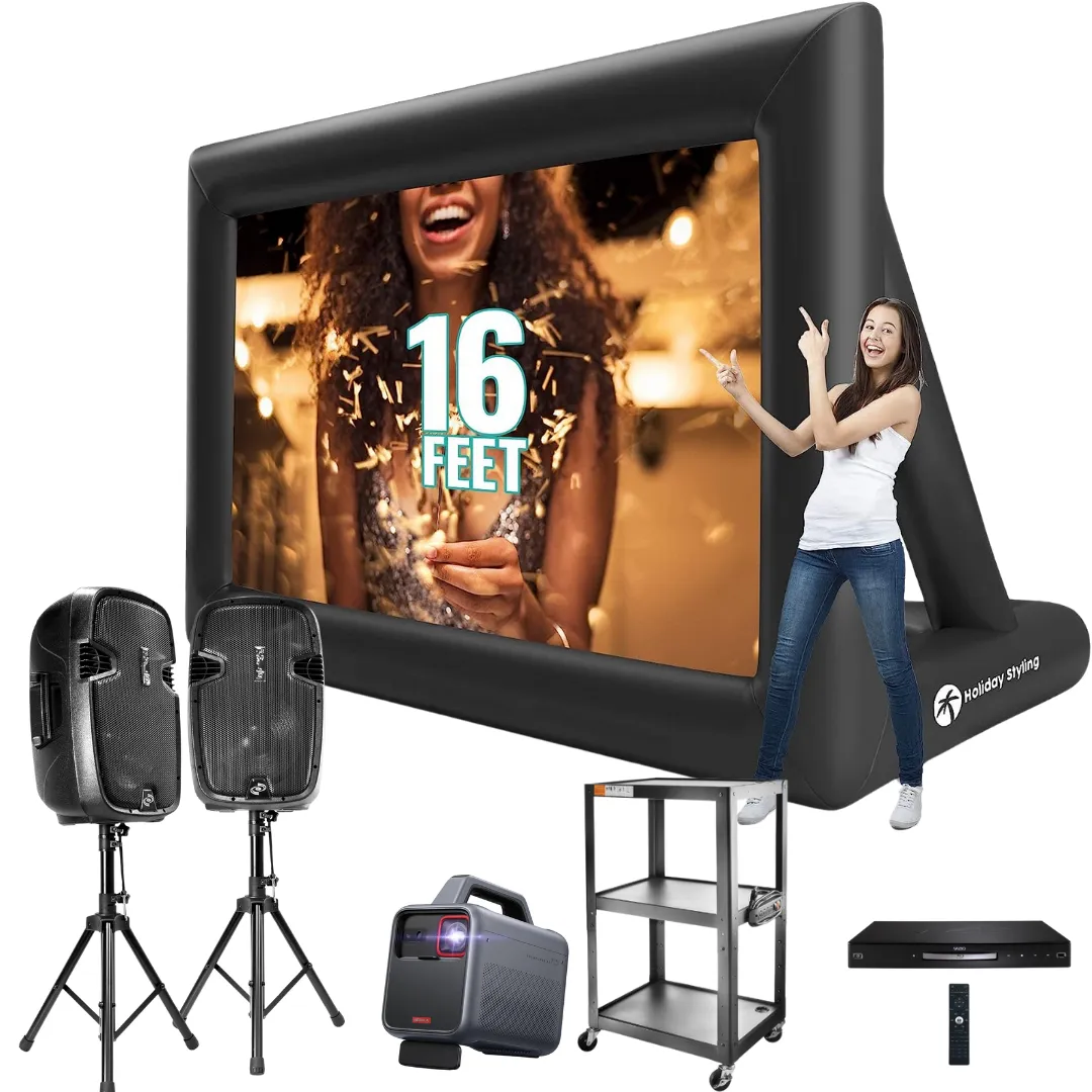 Outdoor Backyard Movie Theatre Package - All Day Rental