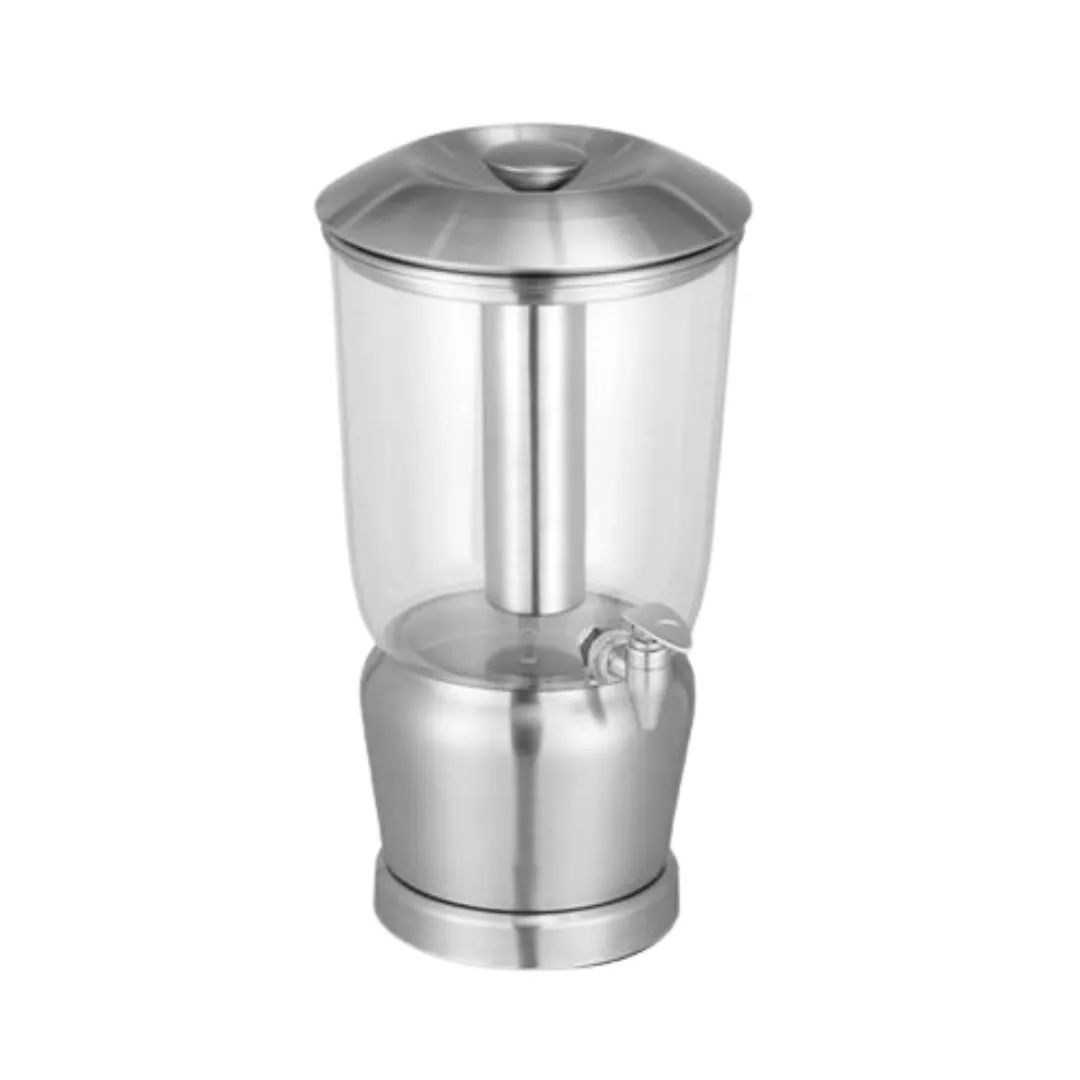 3 Gallon Stainless Steel Beverage Dispenser with Ice Container Spigot
