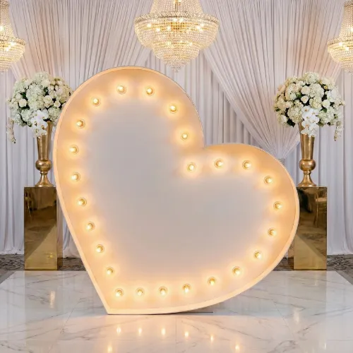 3ft Wood Marquee Letter - Heart