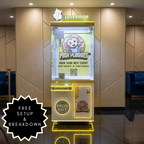 Posh Plushies Claw Machine - Empty Machine Only