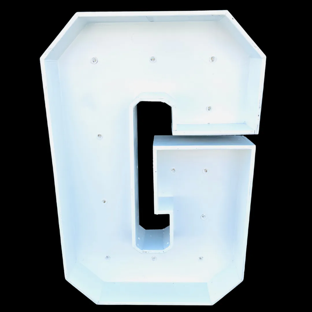 3ft Wood Marquee Letter - G