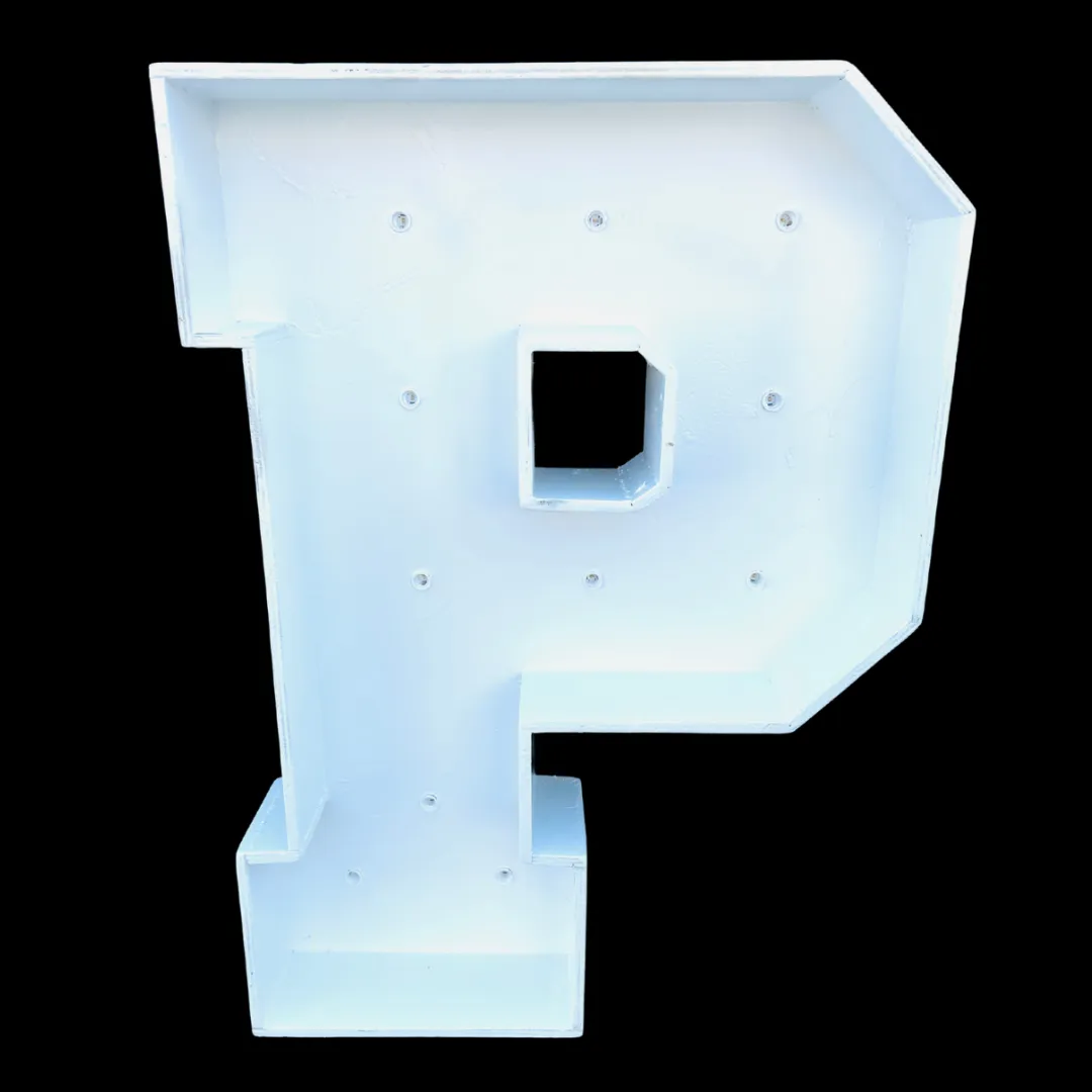 3ft Wood Marquee Letter - P