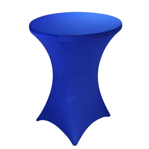 Royal Blue Highboy Spandex Linen Cover - 42" Cocktail Table