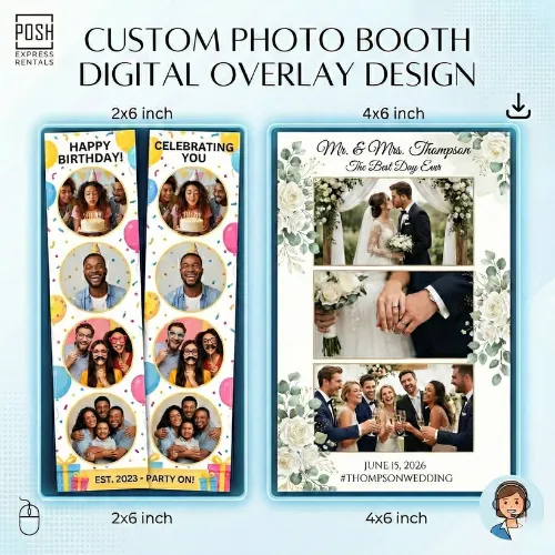 Add-on: 4x6 or 2x6 Custom Digital Overlay Design