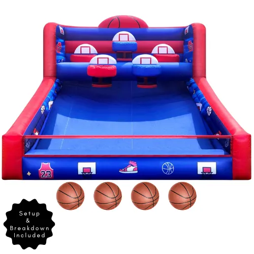 Inflatable Basketball Hop Shot - 13ft x 10ft x 10ft