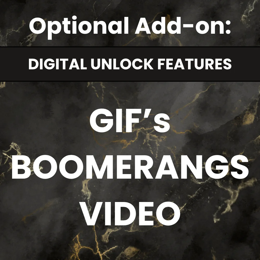 Add-on: Video, Boomerangs & GIF's