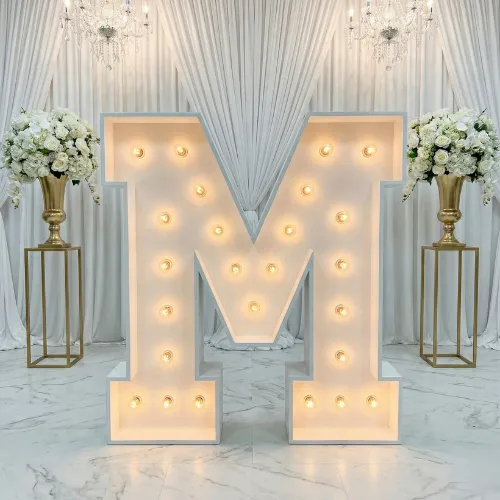 3ft Wood Marquee Letter - M