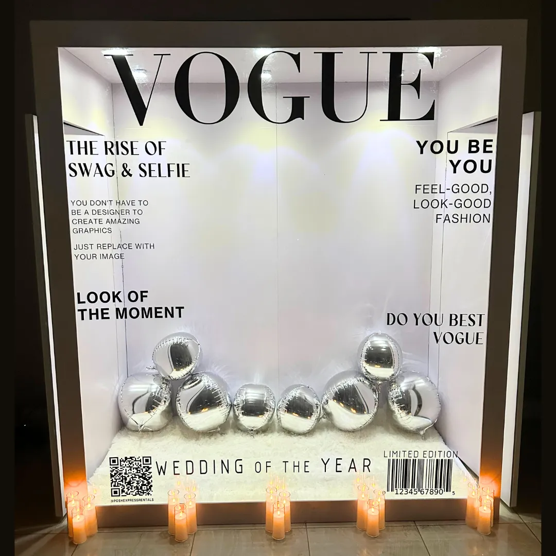 Wedding Magazine Photo Booth Only - Hourly Rate