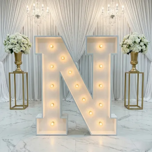 3ft Wood Marquee Letter - N
