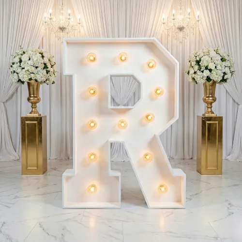 3ft Wood Marquee Letter - R