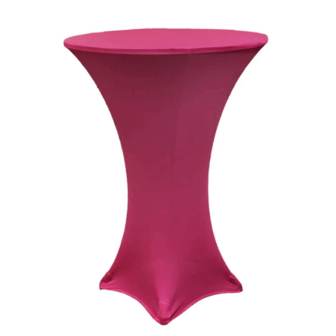 Fuchsia Spandex Linen Cover - 42" Cocktail Table