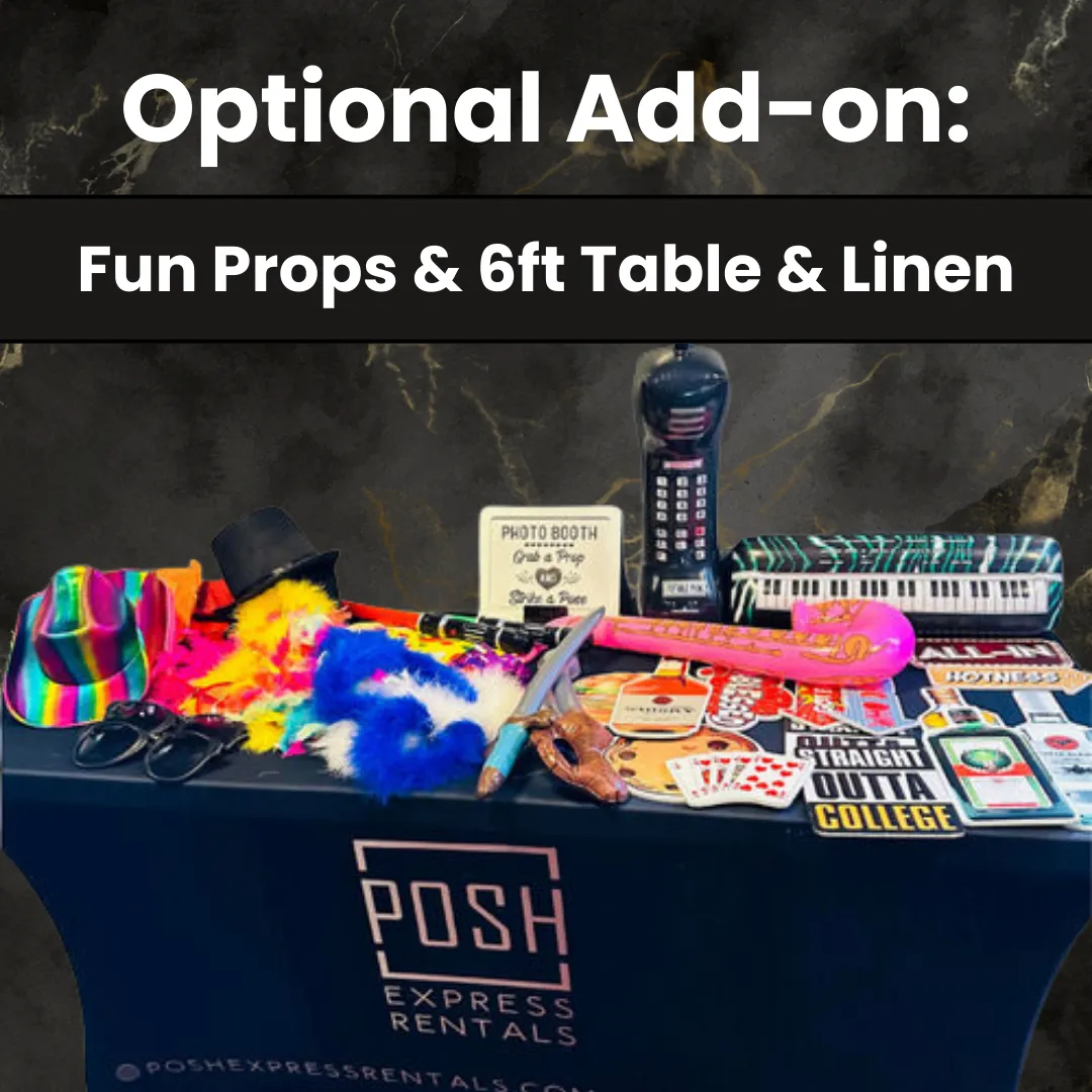 Add-on: Fun Props & 6ft Prop Table