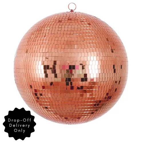 24" Rose Gold Disco Ball 