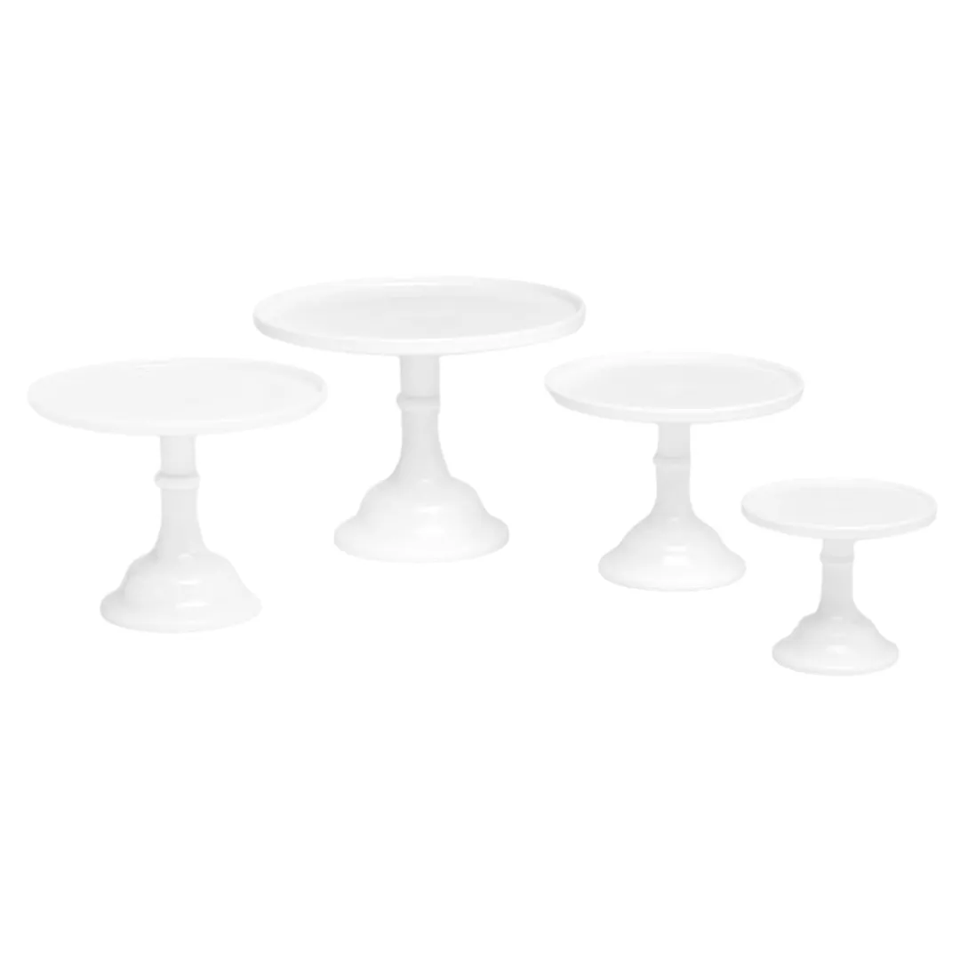 4 Mosser Glass Cake Plate Stand