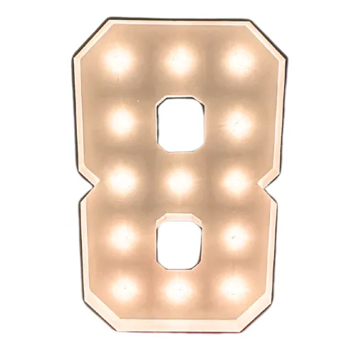 4ft Wood Marquee Number – 8