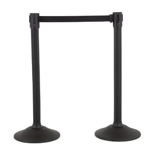 2 Stanchions - Retractable Belt