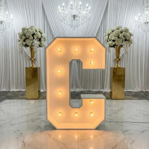 3ft Wood Marquee Letter - C