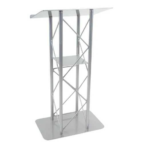 Truss Lectern Podium - Silver