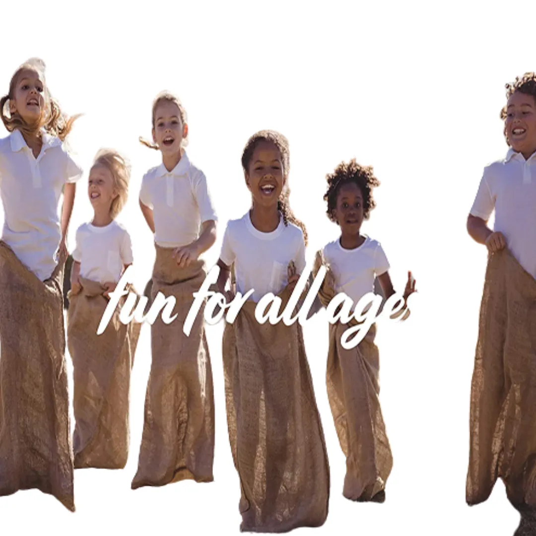 Giant Burlap Potato Sack Race Bags (12) - 23x40" Burlap Bags