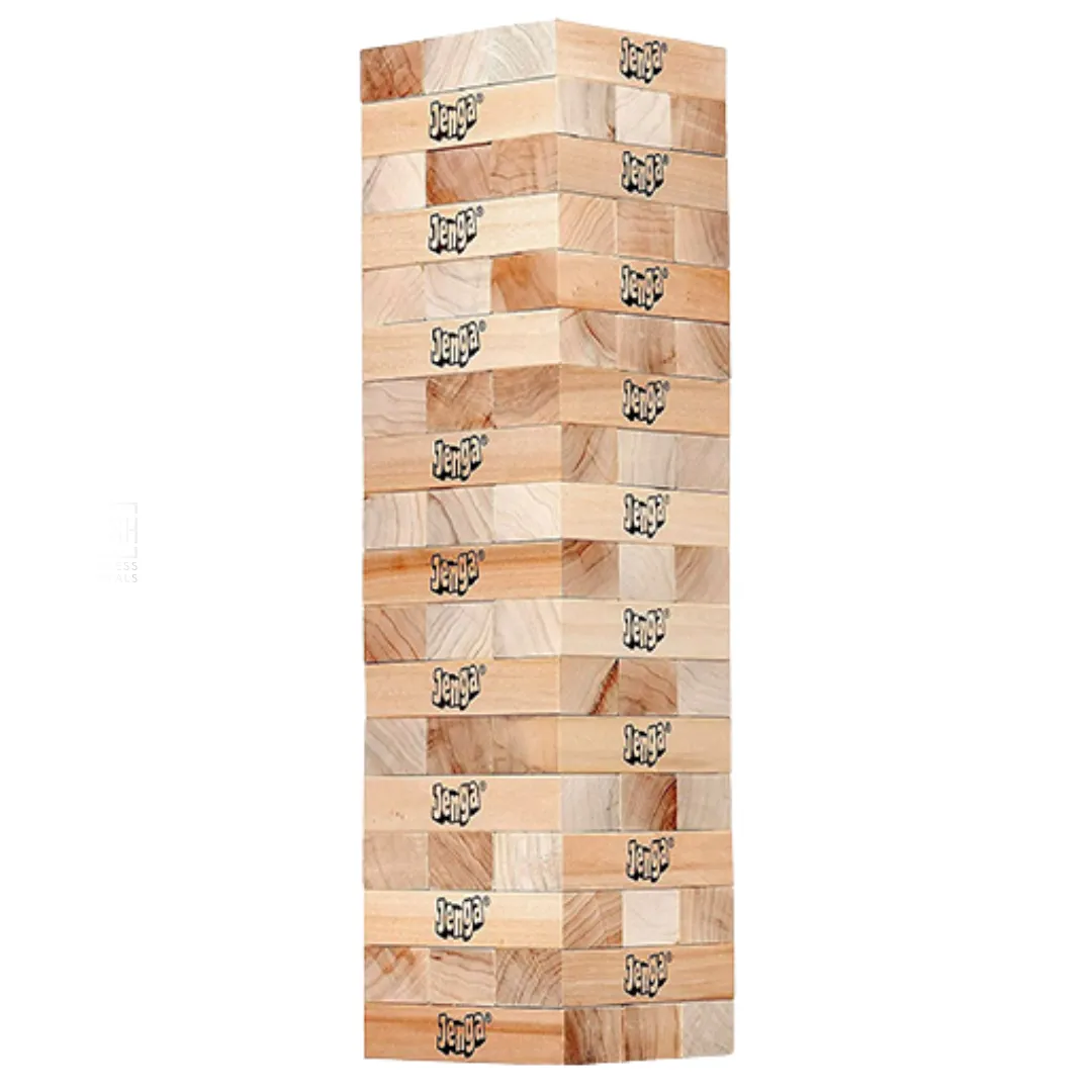 Giant Jenga - 54 Hardwood Blocks