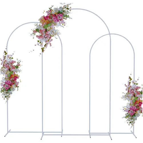 3 Wedding Arch Backdrop Stands