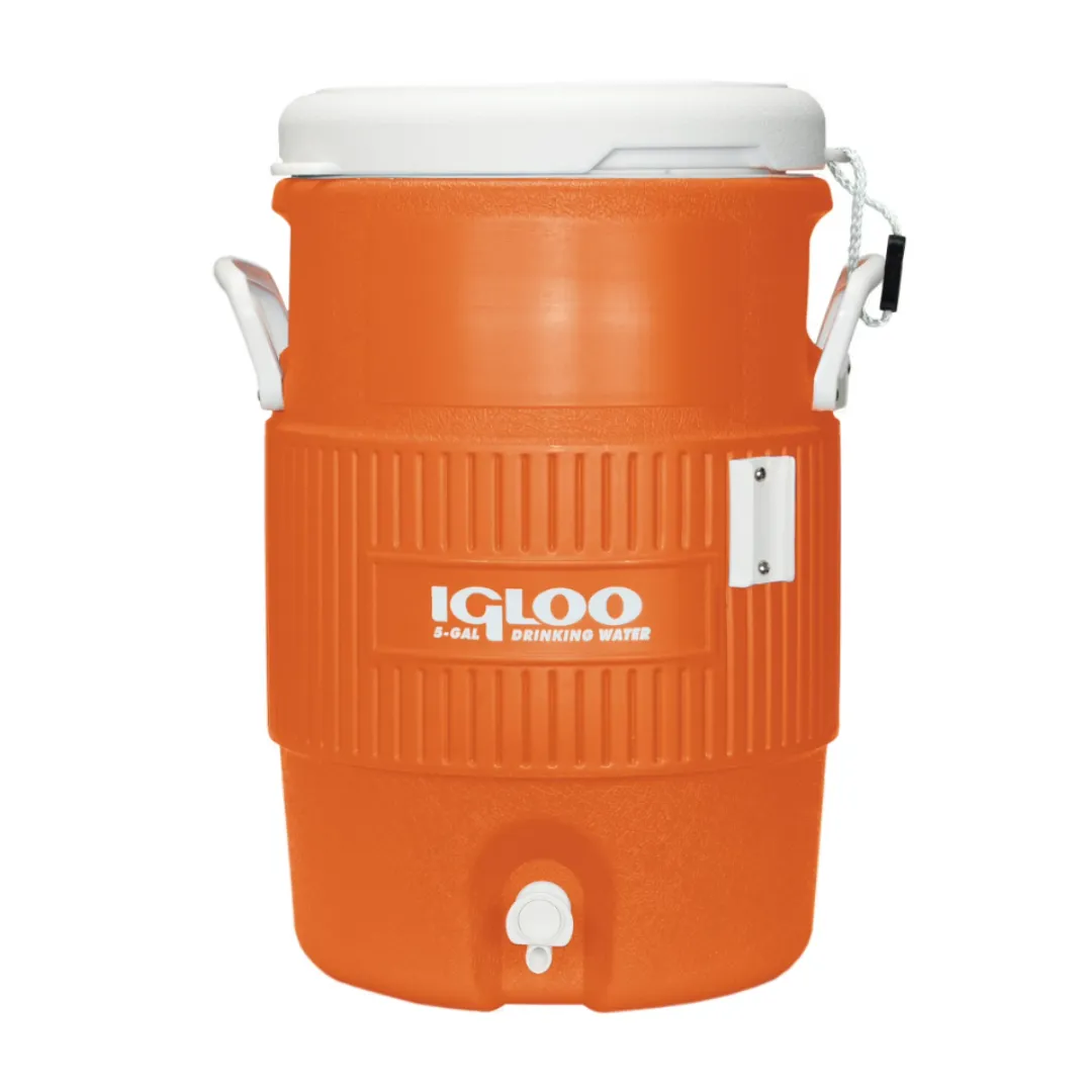  Igloo 5 Gallon Heavy-Duty Beverage Cooler - Orange