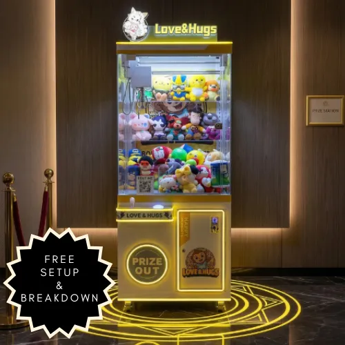 Posh Plushies Claw Machine - 40 Plushies & Toys