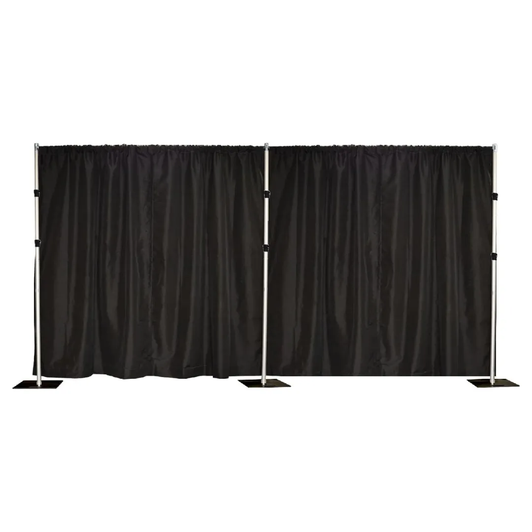 8ft x 20ft Black Pipe & Drape Stand