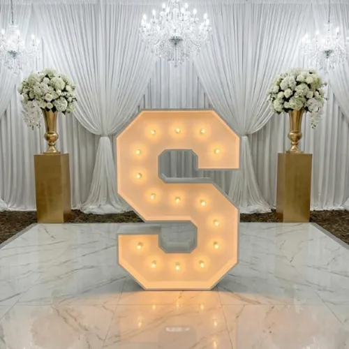 3ft Wood Marquee Letter - S