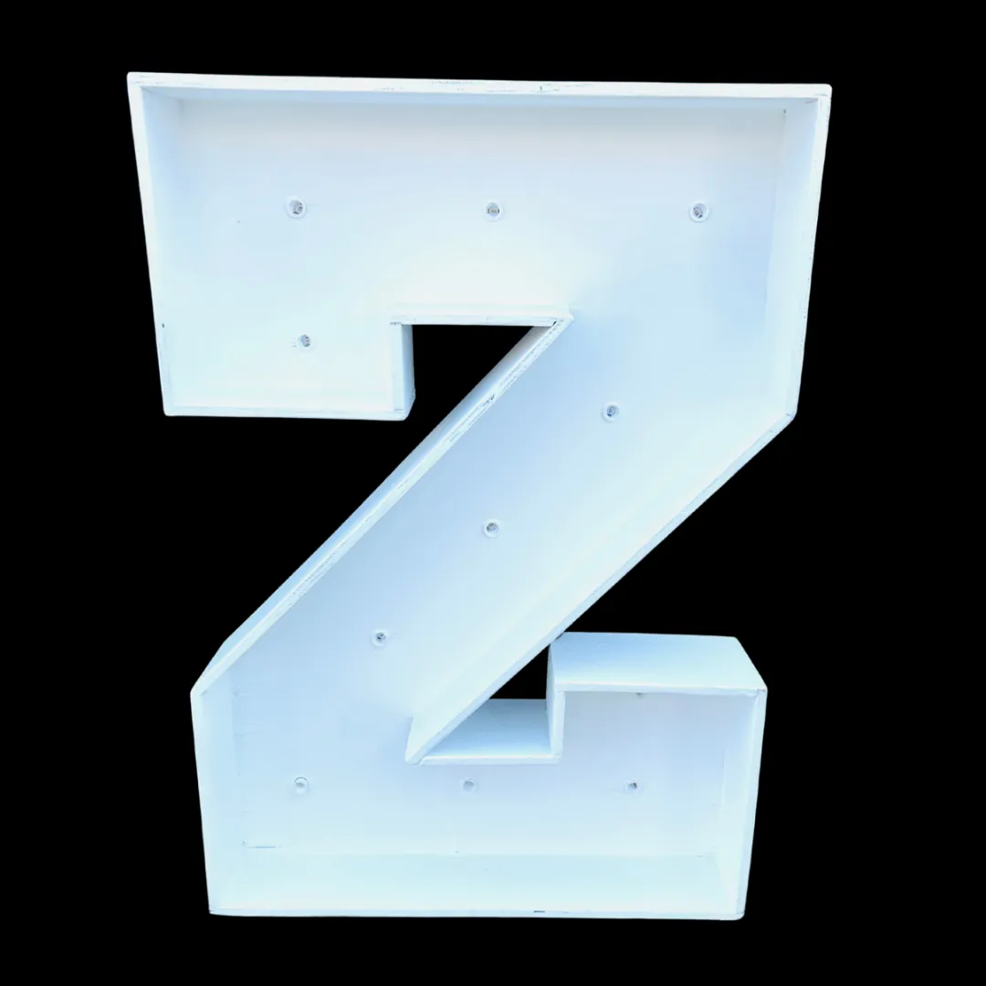3ft Wood Marquee Letter - Z