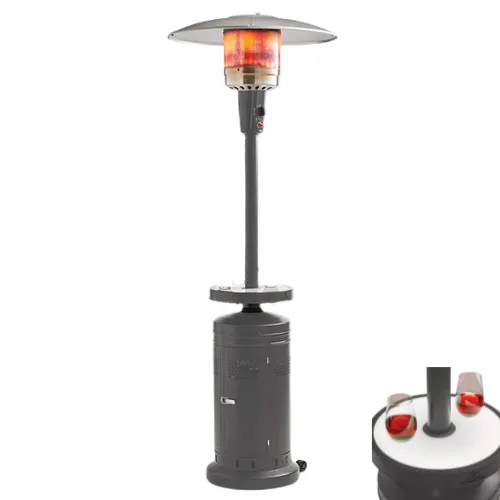 Outdoor Patio Heater with LED Table - No Propane Tank Included
