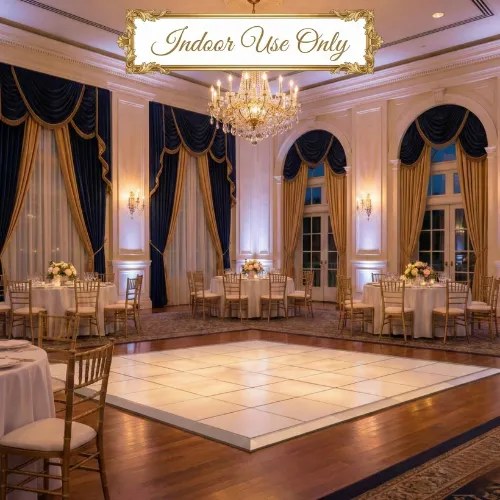 Sparkle White Dance Floor - 9ft x 9ft