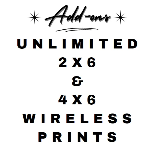 Add-on: Unlimited 4x6 Wireless Printing - Hourly Rate