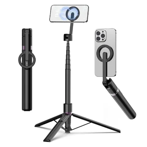 68" Magnetic Selfie Stick Tripod - 360 Degrees Rotatable 