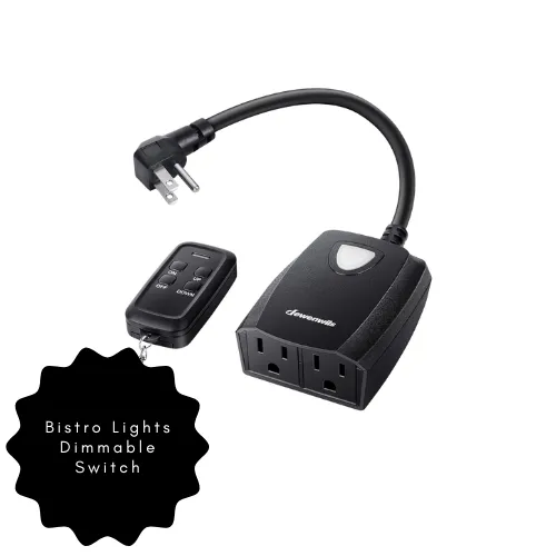 Bistro Lights Dimmer Switch with Remote