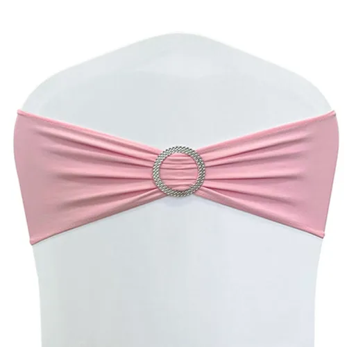 Spandex Chair Sashes - Pink
