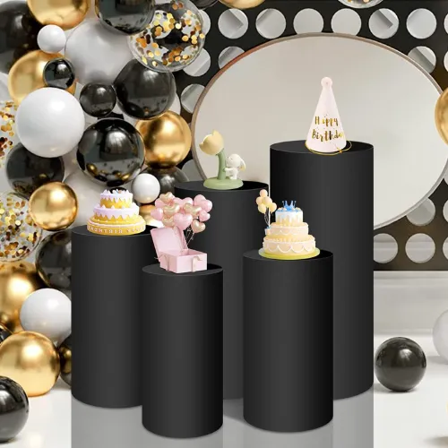 Add-on: Black Spandex Pedestal Stand Covers